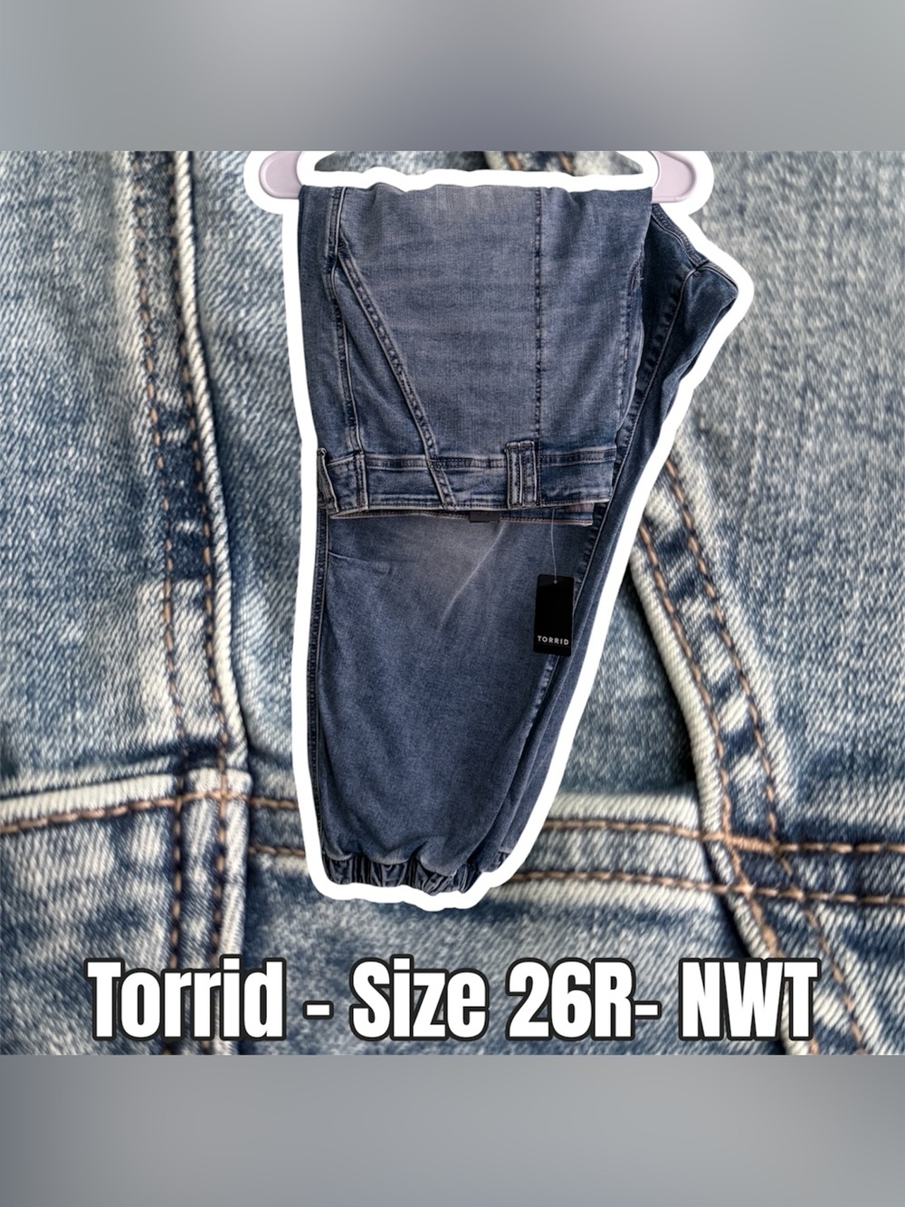 torrid Indigo Jogger Denim Pants